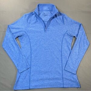 Peter Millar Quarter Zip Long Sleeve Golf Pullover ; UPF 50+ - Womens Small